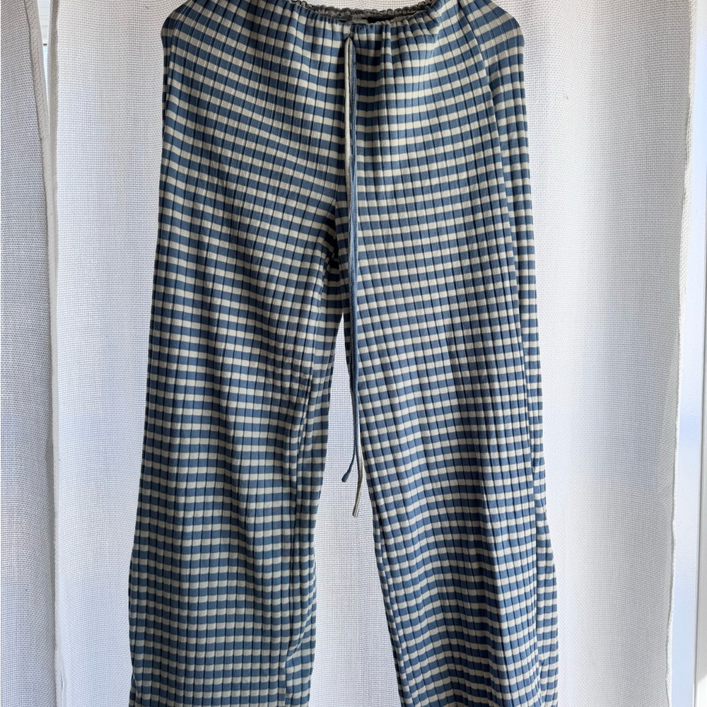 Blue Stripe Pants